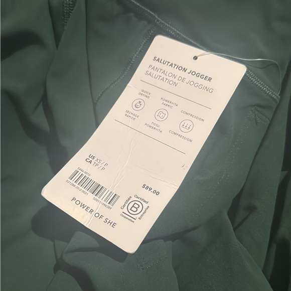 Athleta Salutation High Rise Jogger // Seaweed Snack - Picture 13 of 13